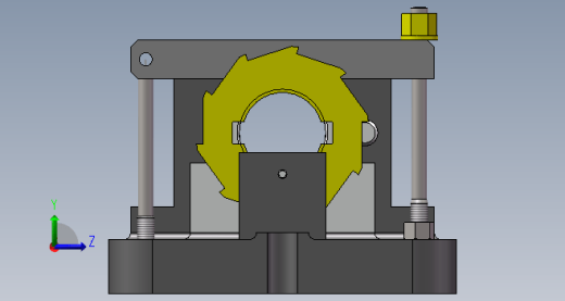 棘轮加工工艺专用夹具设计三维SW2018带参+CAD+说明缩略图