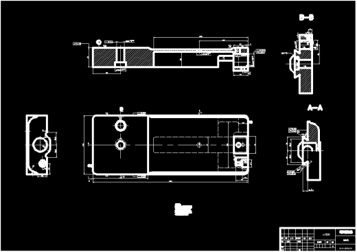 车床小刀架机械加工工艺及镗孔的夹具设计缩略图