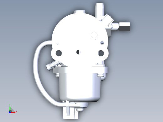 49cc摩托车化油器模型缩略图
