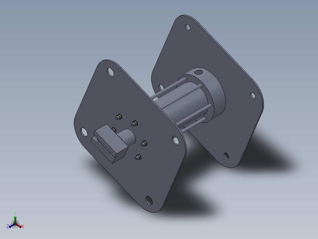 JX0224 φ40自动打头机设计(机架及油缸设计）