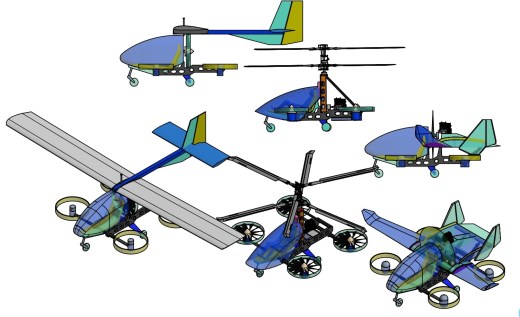Z-Drone四轴概念飞行器