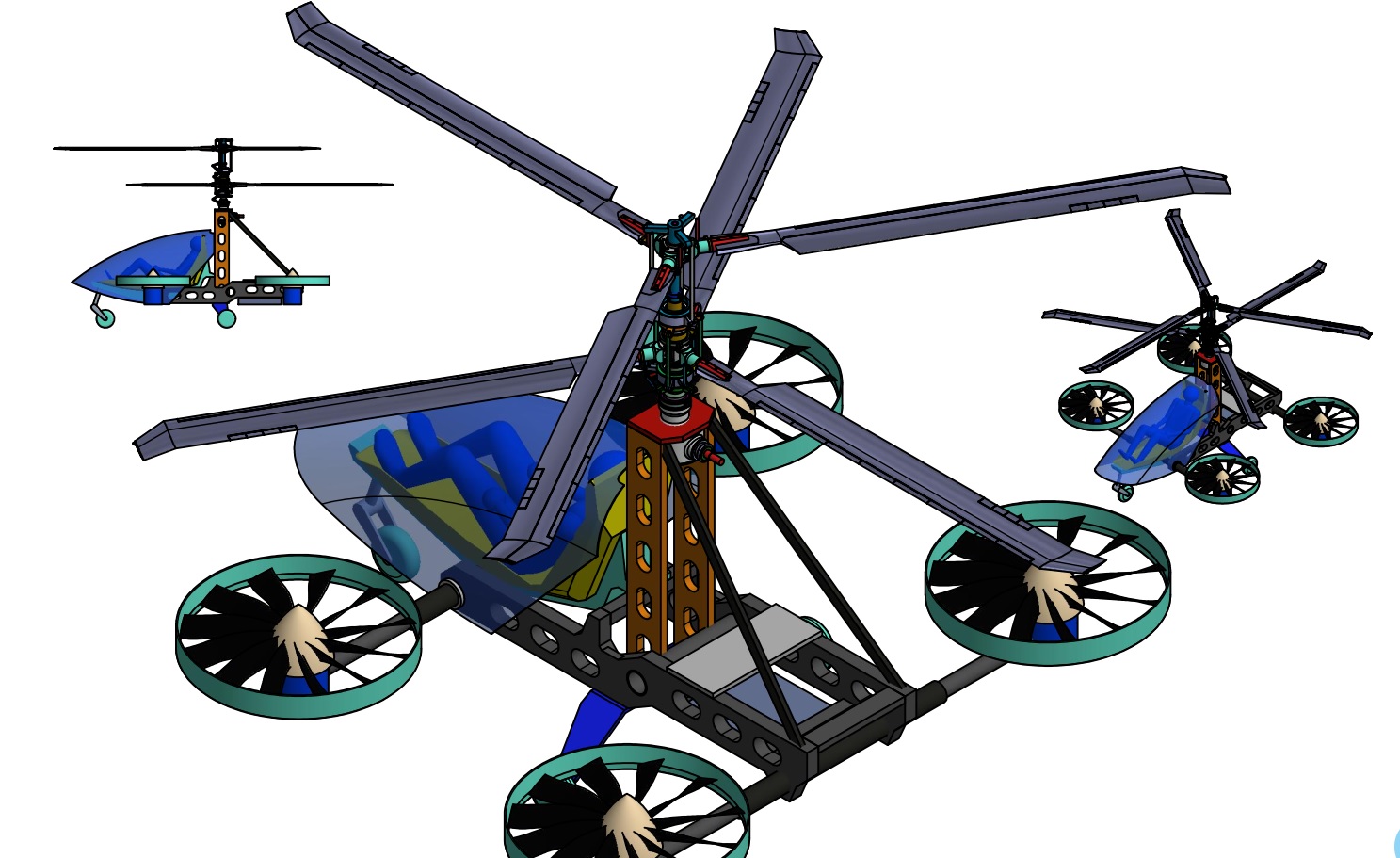 Z-Drone四轴概念飞行器