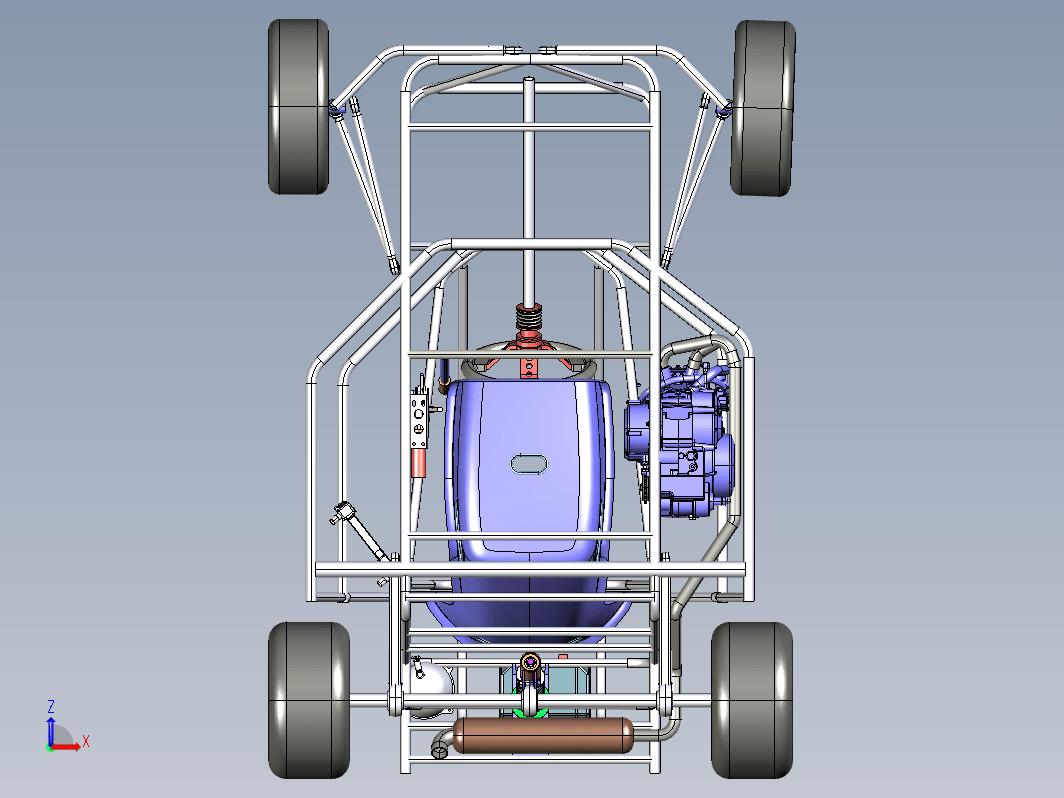 Crosskart钢管车结构