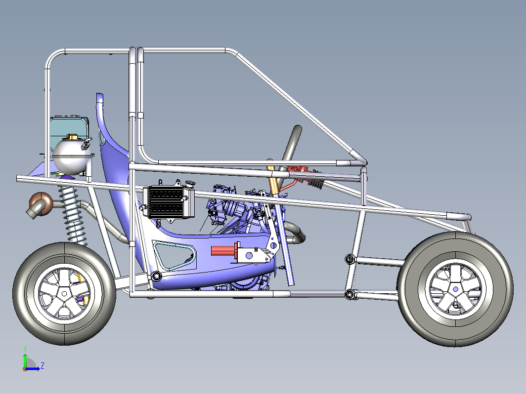 Crosskart钢管车结构