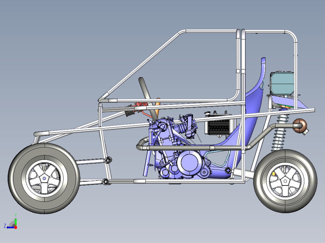 Crosskart钢管车结构