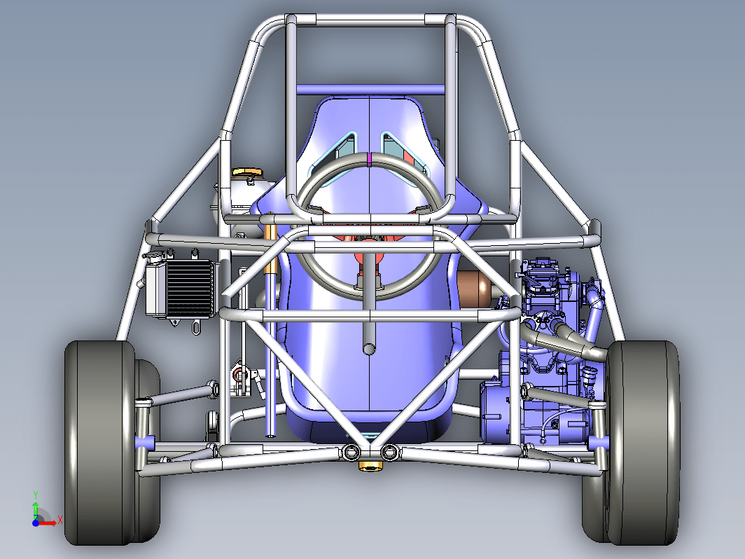 Crosskart钢管车结构