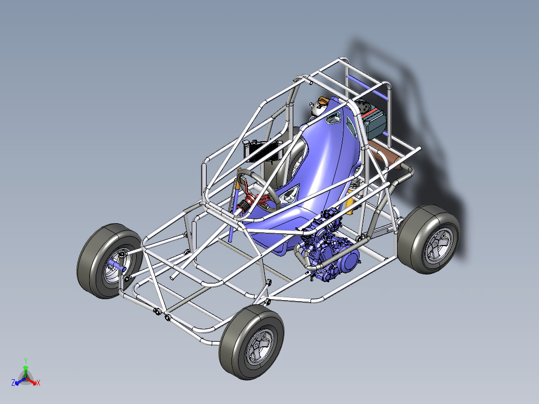 Crosskart钢管车结构