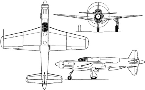 Dornier Do 335二战活塞引擎螺旋桨飞机