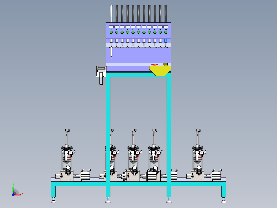 【1840】润滑脂分配器设备SW设计