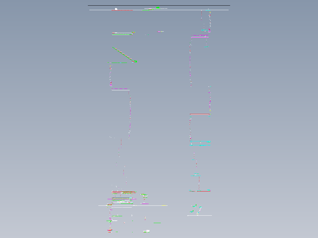 LCMD-3400低压脉冲袋式除尘器CAD图纸