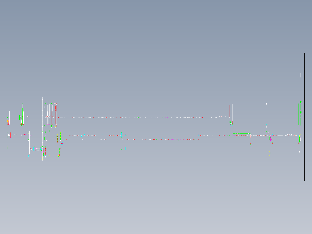 LCMD-3400低压脉冲袋式除尘器CAD图纸