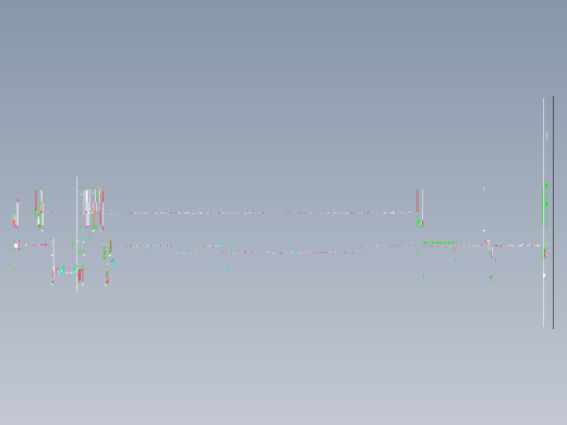 LCMD-3400低压脉冲袋式除尘器CAD图纸缩略图