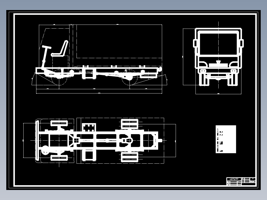 货车总体设计图