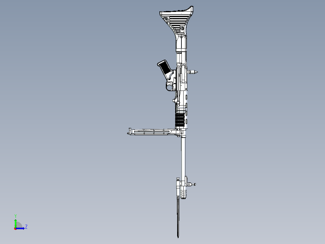 【2170】FG-42伞兵步枪UG设计