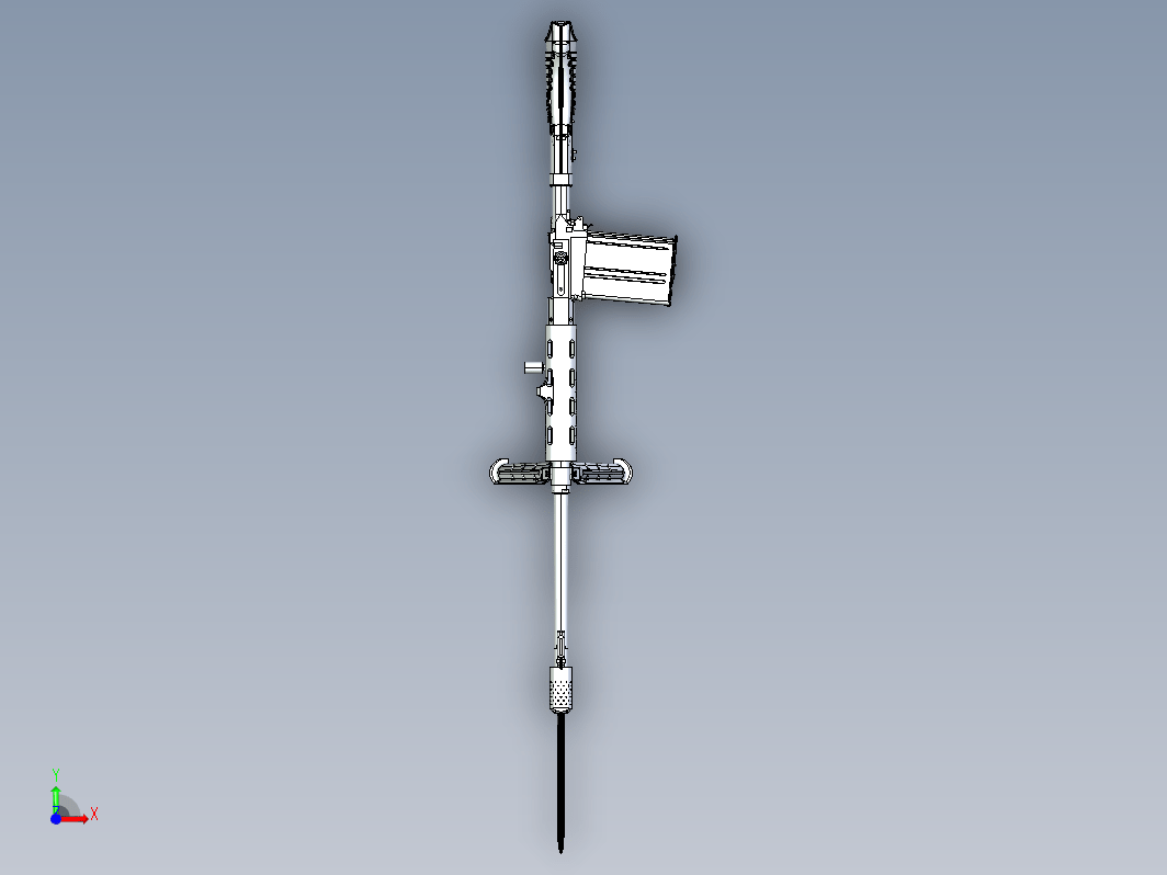 【2170】FG-42伞兵步枪UG设计