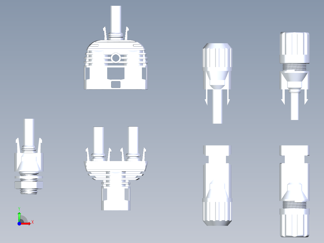 MC4 connectors MC4连接器