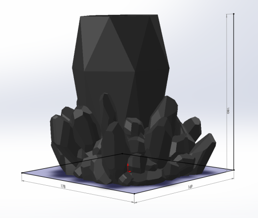 3D 打印笔筒模型缩略图