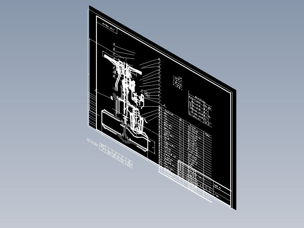 自密封楔形闸阀图纸