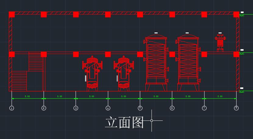 秸秆发酵沼气工厂CAD