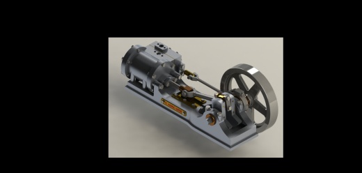 Horizontal Mill Steam Engine单缸卧式蒸汽机缩略图
