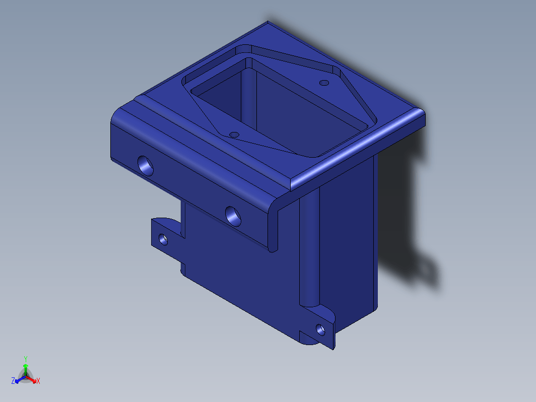 电源开关盒3d打印