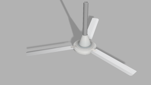 风扇吊扇3D缩略图