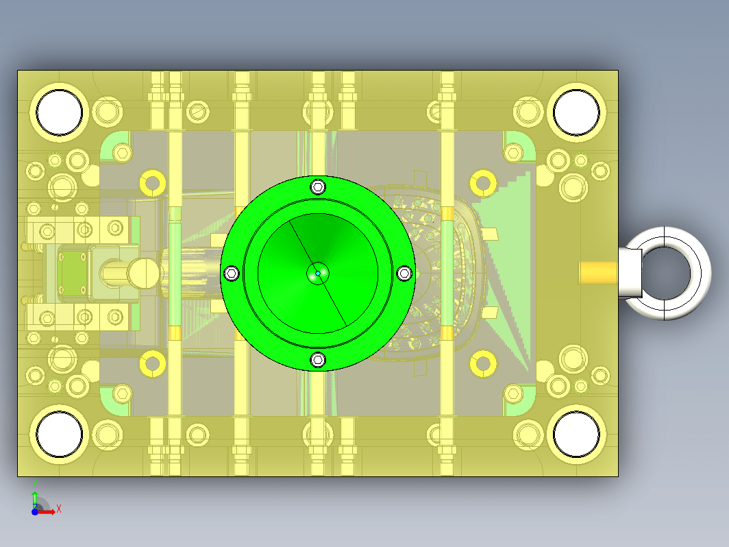 洒水器塑料模具catia设计