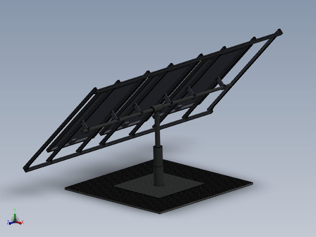光伏太阳能板支架设计