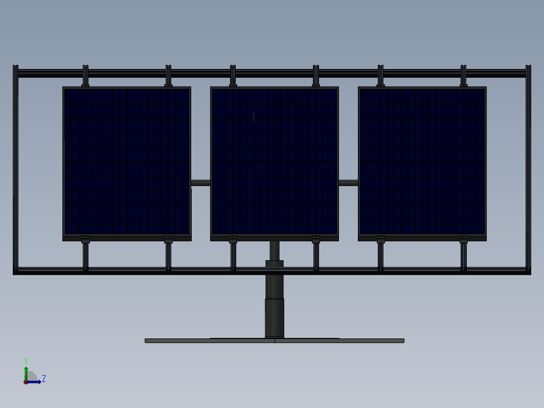 光伏太阳能板支架设计