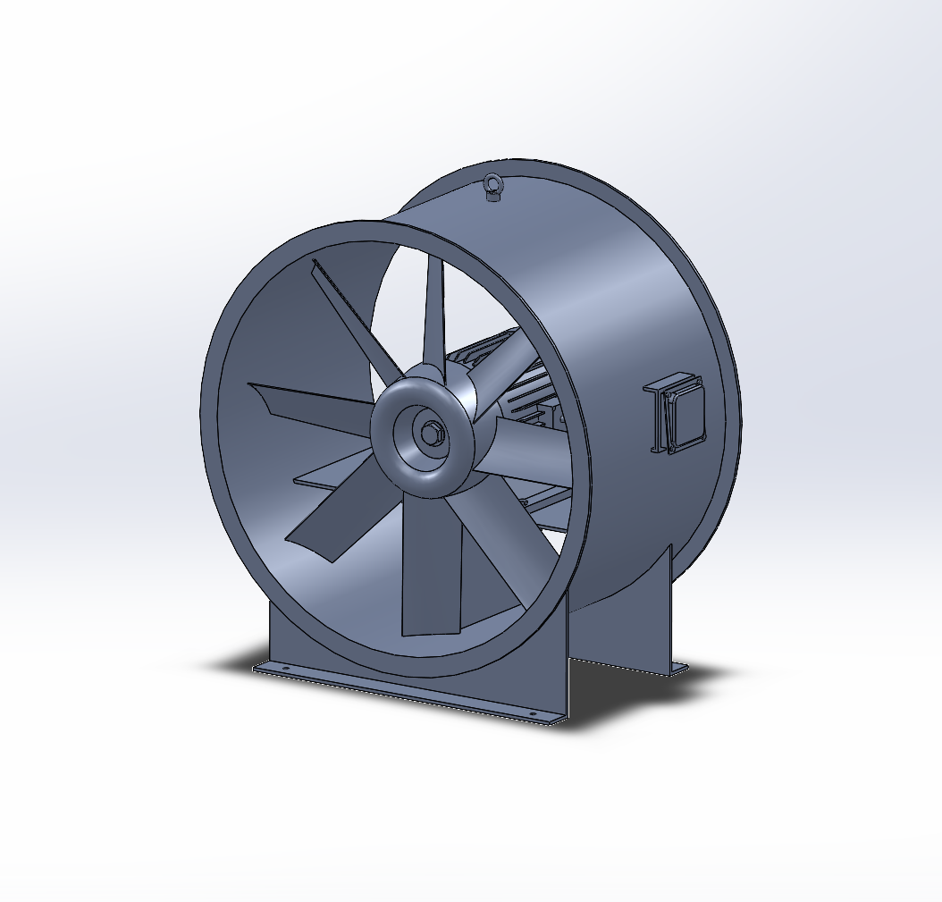 轴流风机三维SW2020带参
