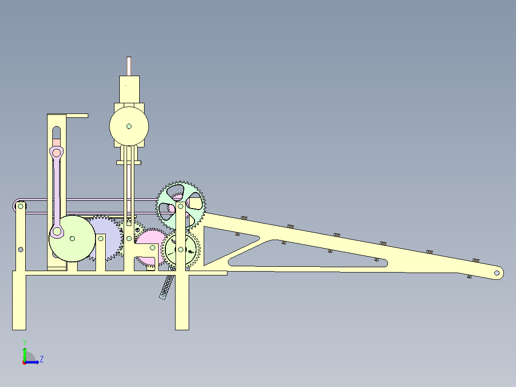 输送带送料冲切机结构