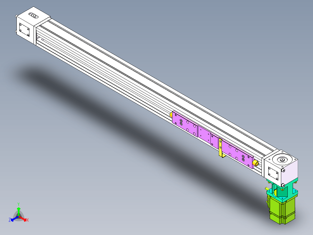 XJ60BT1-L500 单轴同步皮带滑台 大行程线性模组XJ60BT1-L500-R3-P400W