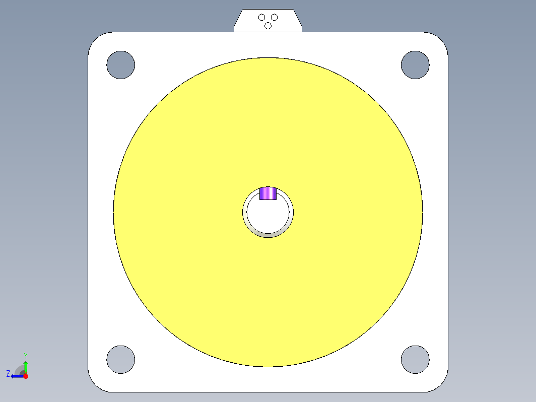 YK397A  86mm三相步进电机（3D）