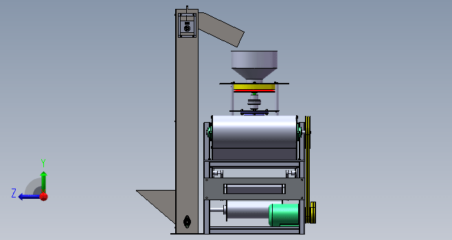 磨盘式花生破壳机三维SW2015带参+CAD+说明