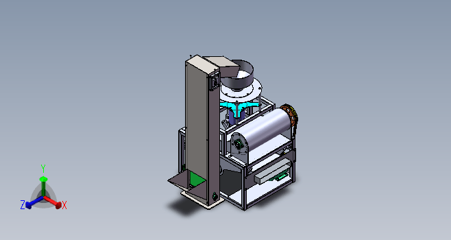 磨盘式花生破壳机三维SW2015带参+CAD+说明