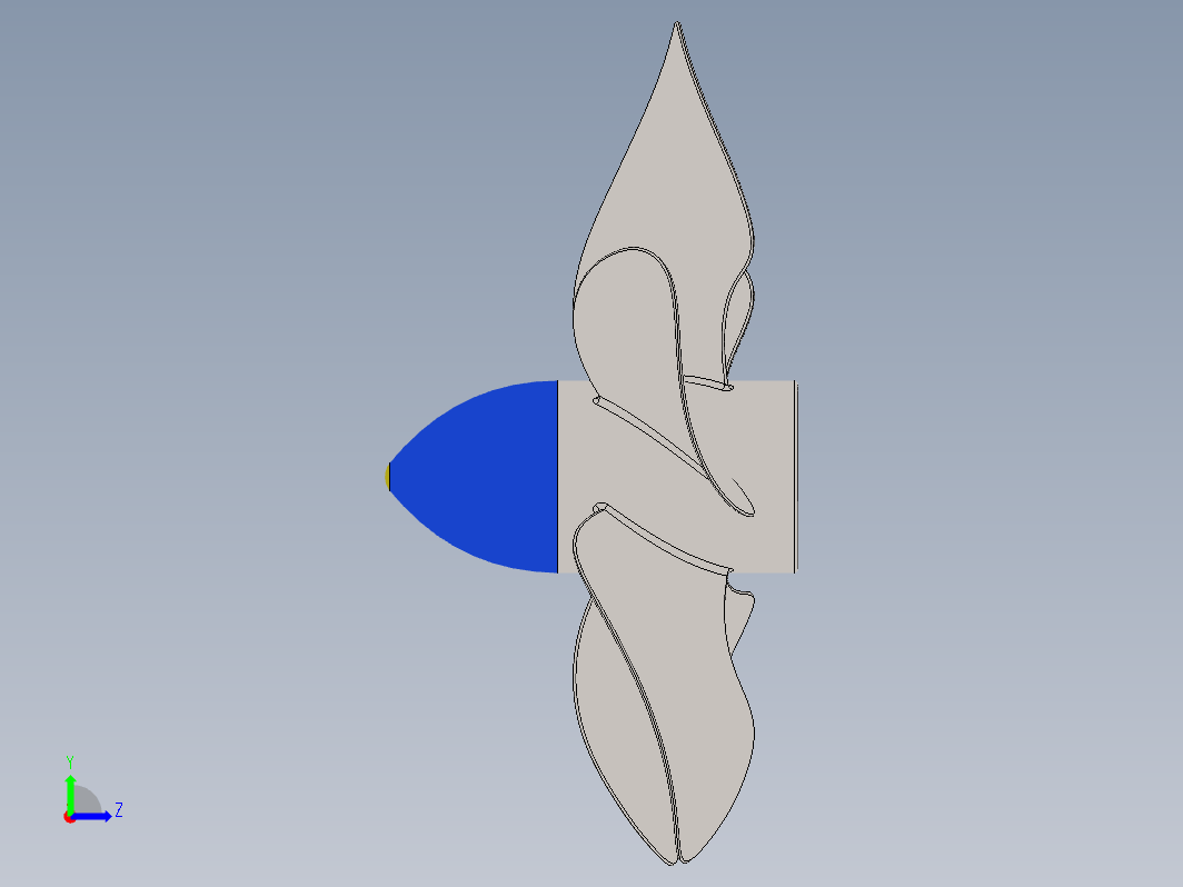 F0640-螺旋桨3D模型