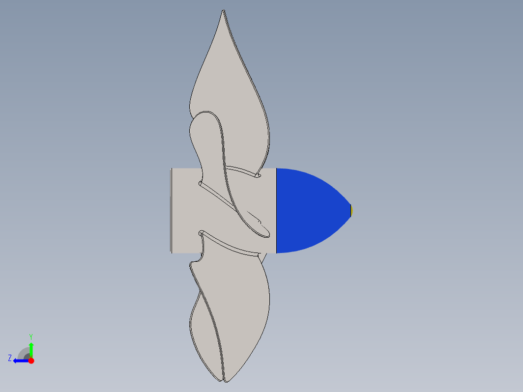 F0640-螺旋桨3D模型