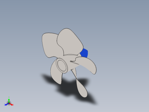 F0640-螺旋桨3D模型缩略图
