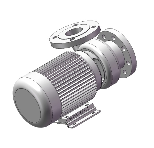 南方泵冷却塔专用泵WLT65-5-1.1三维SW2019带参缩略图