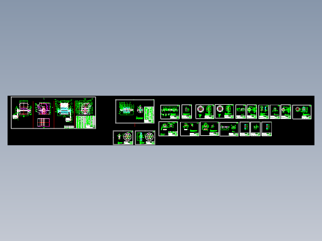 PCF1420.00反击锤式破碎机（拆分套图）