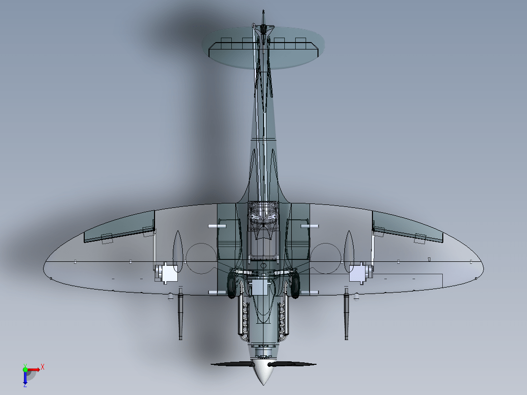 Spitfire Mk XVI 喷火式战斗机RC