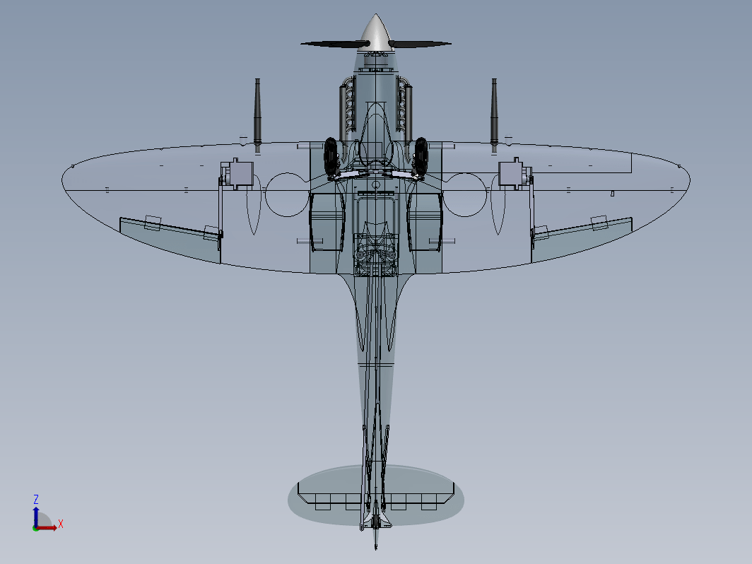 Spitfire Mk XVI 喷火式战斗机RC