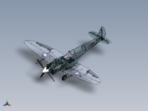 Spitfire Mk XVI 喷火式战斗机RC