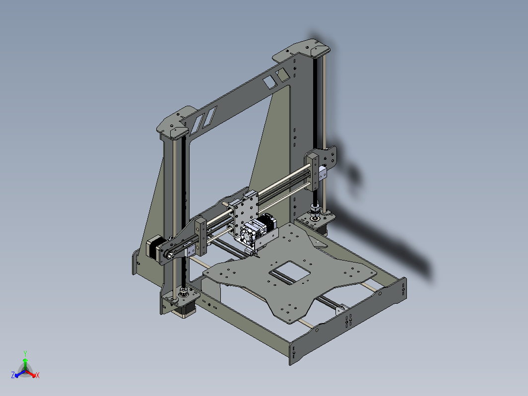 钢框架3D打印机