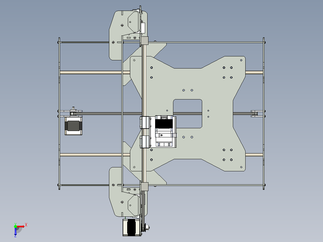 钢框架3D打印机