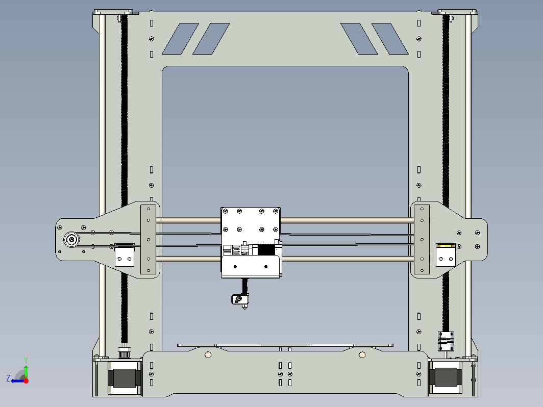 钢框架3D打印机