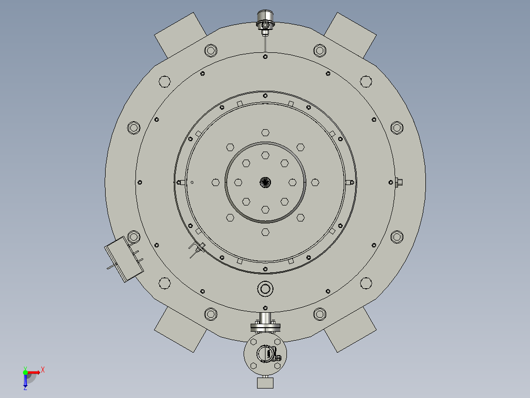 旋转调理器再生空气预热器热交换器(正负式)引导轴承离合器总成