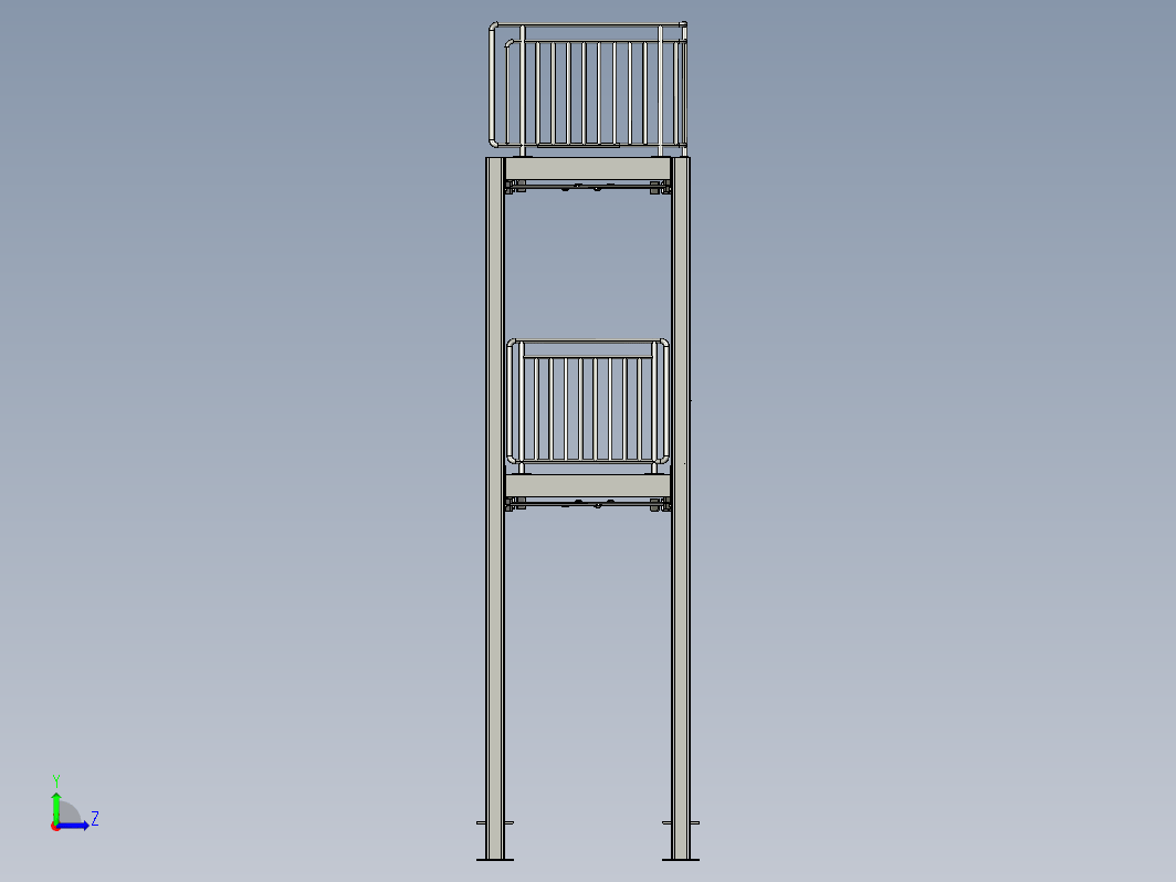 balcony二层钢货架