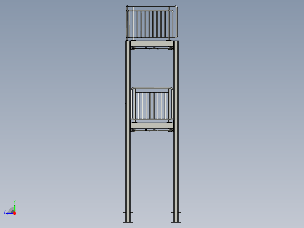 balcony二层钢货架