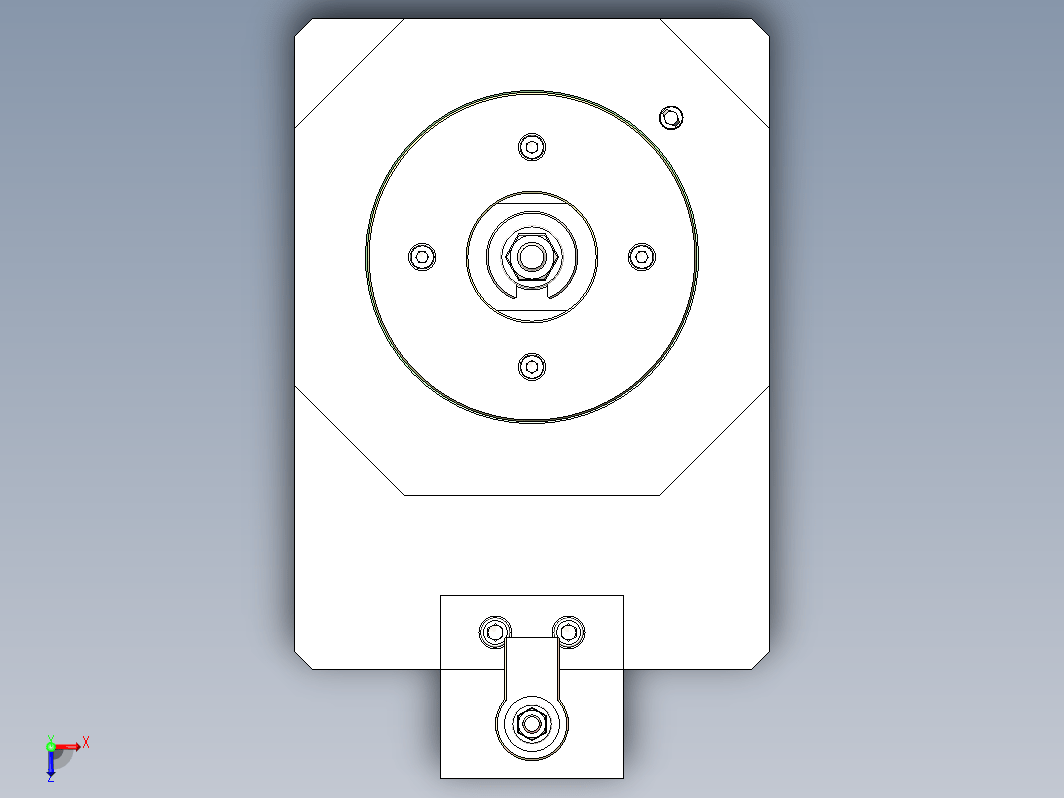 五轴铣床专用夹具